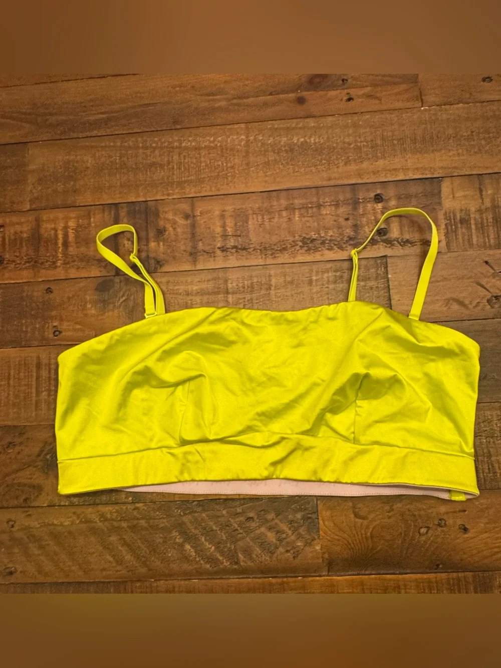 YITTY Neon Bandeau Bikini Top